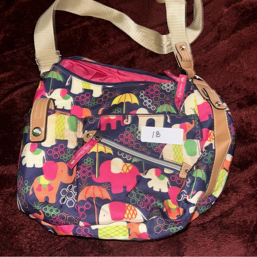 Lily Bloom Elephant Print Women's Bag